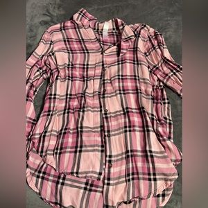 No boundaries flannel, light weight, women’s Large